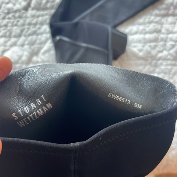 Stuart Weitzman Knee High Leather Boots - Size 9 - Picture 6 of 10